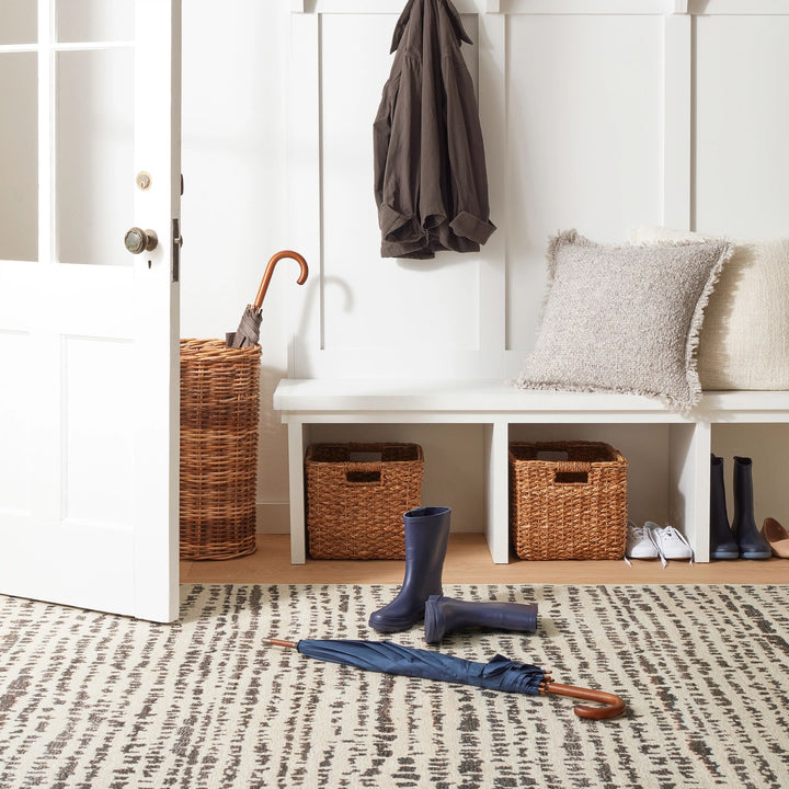 Shepherd Pebble Machine Washable Rug Rug By Annie Selke