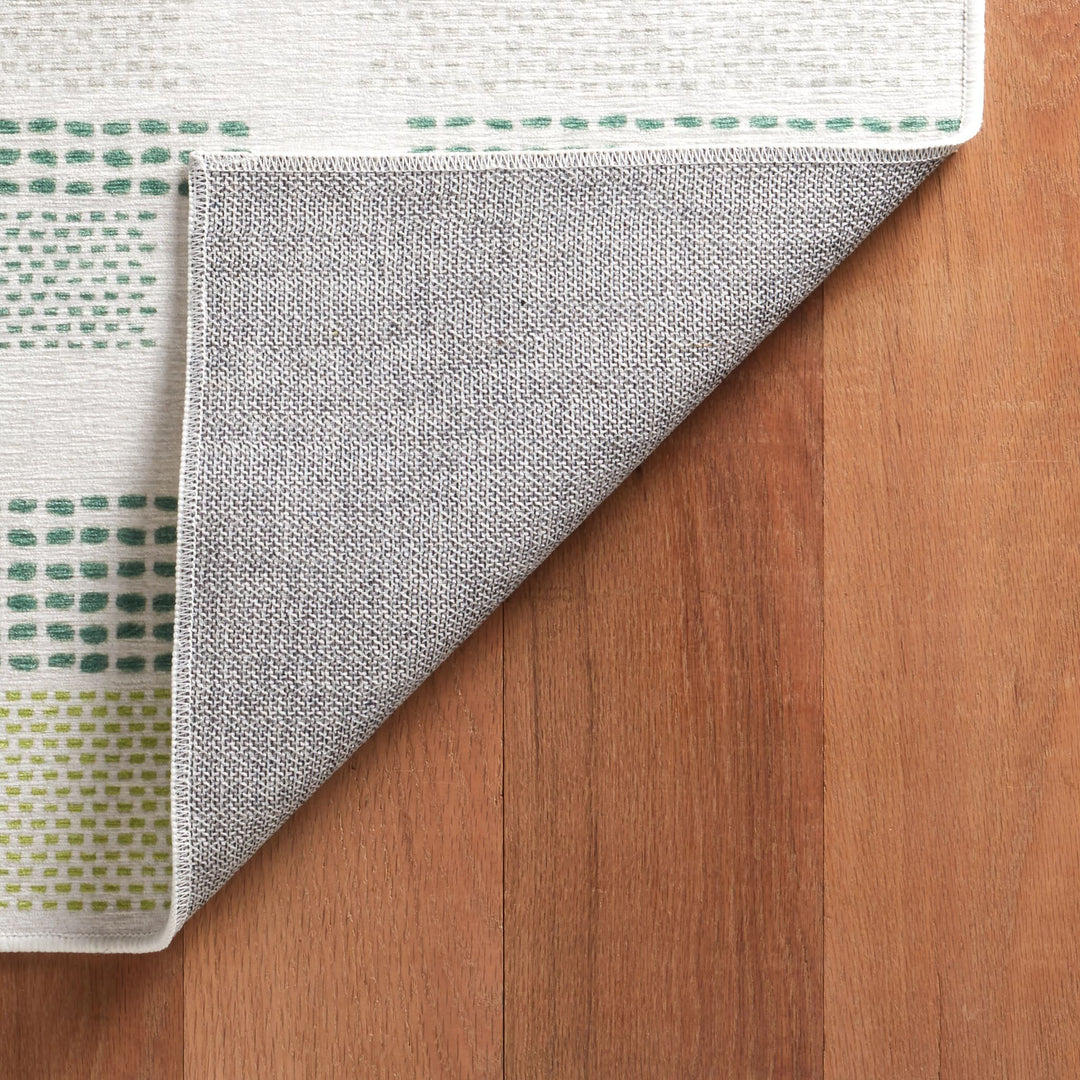 Tread Lightly Green Machine Washable Rug Rug By Annie Selke