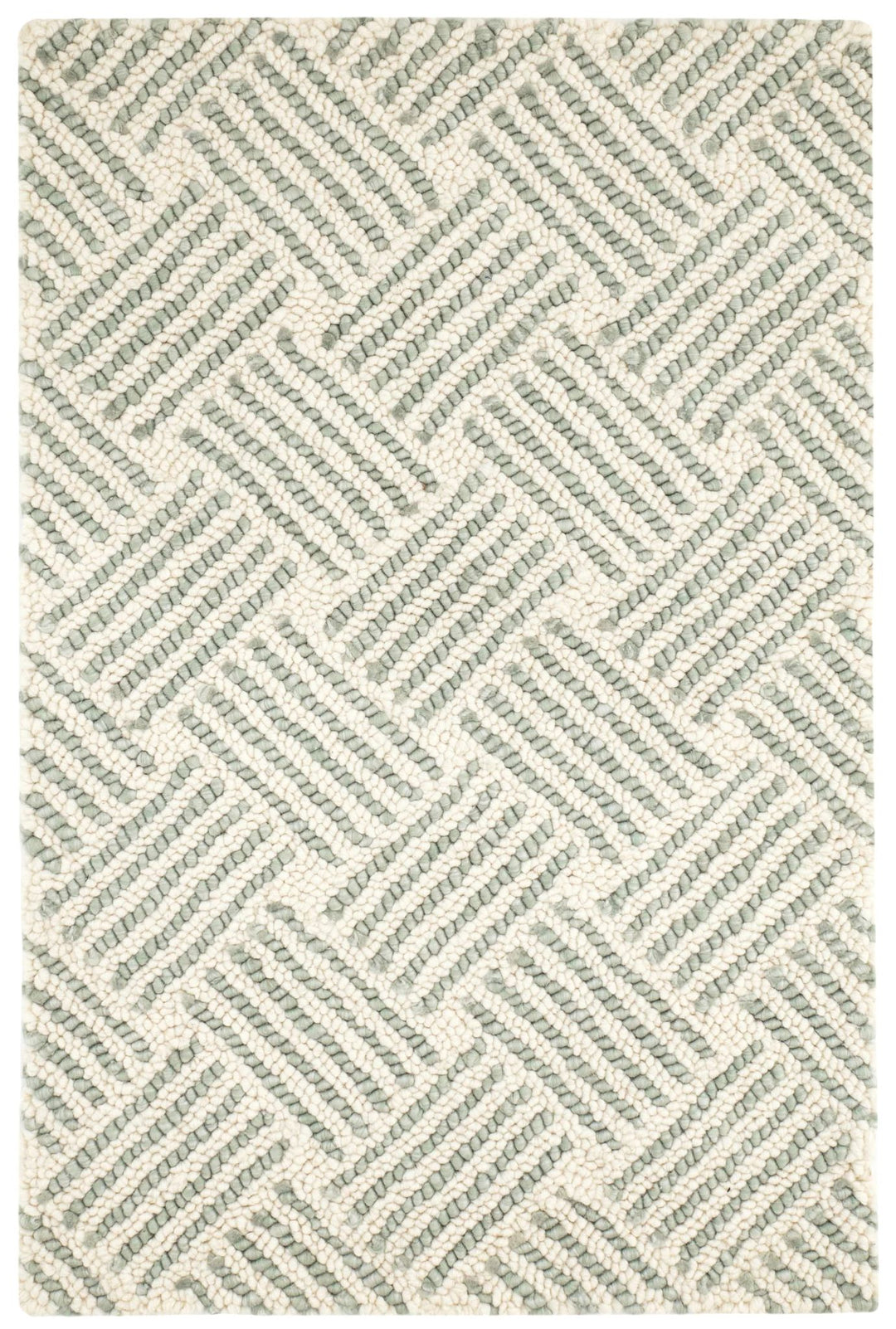 Layers Desert Sage Hand Hooked Wool Rug Rug By Annie Selke