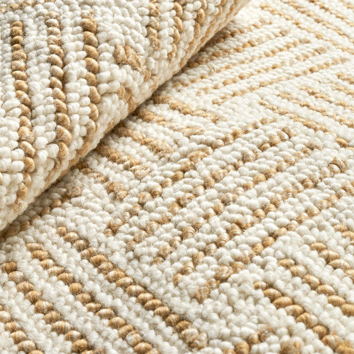 Layers Ochre Hand Hooked Wool Rug Rug By Annie Selke