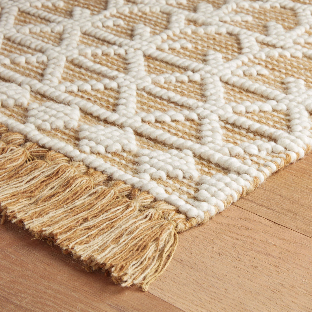 Pembrook Ochre Handwoven Wool Rug Rug By Annie Selke