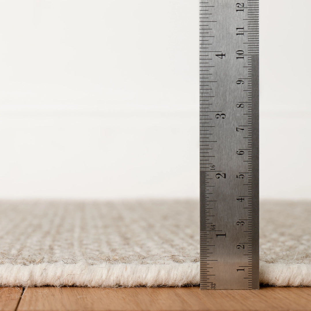 Honeycomb Natural Handwoven Wool Rug Rug By Annie Selke