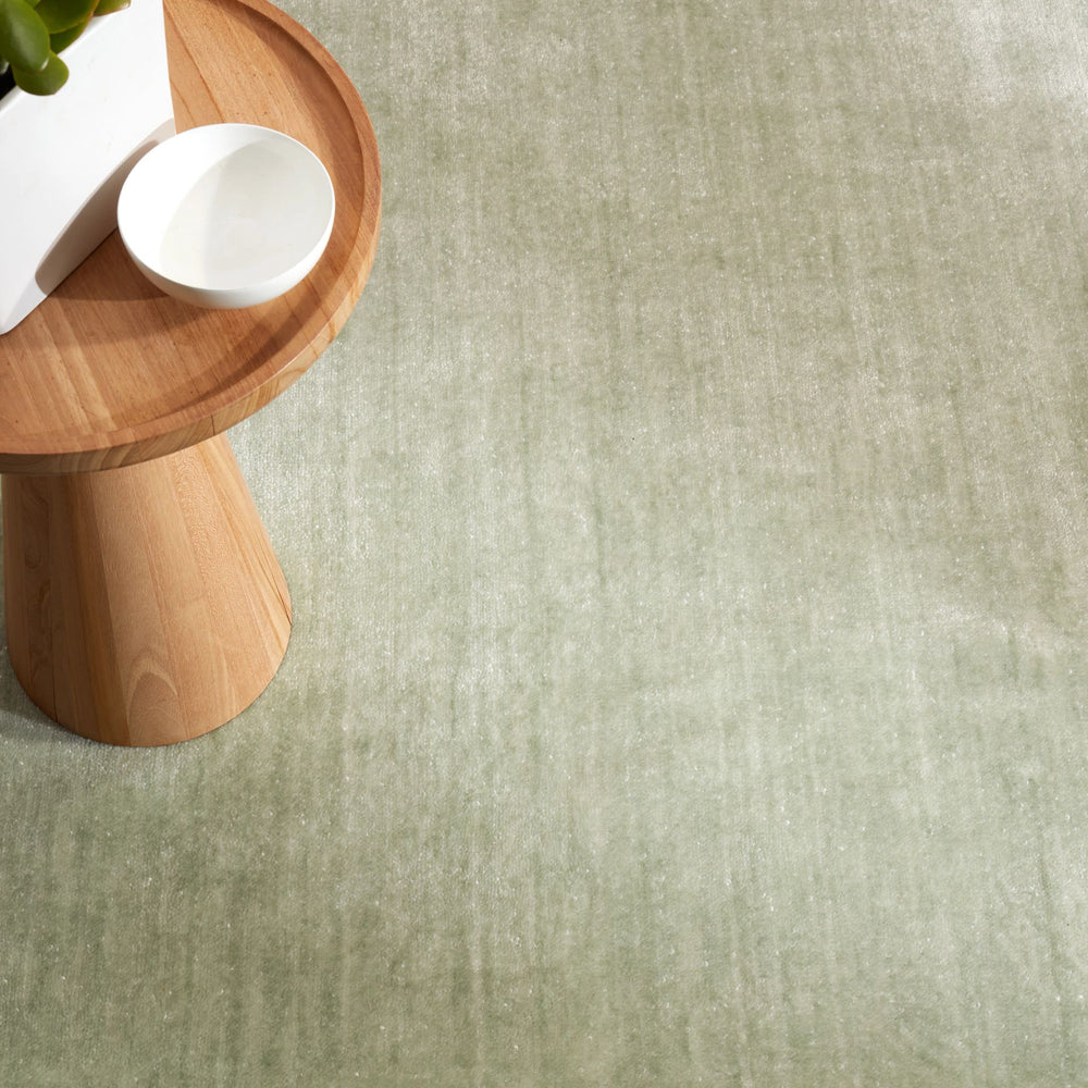 Hudson Desert Sage Hand Loom Knotted Rug Rug By Annie Selke