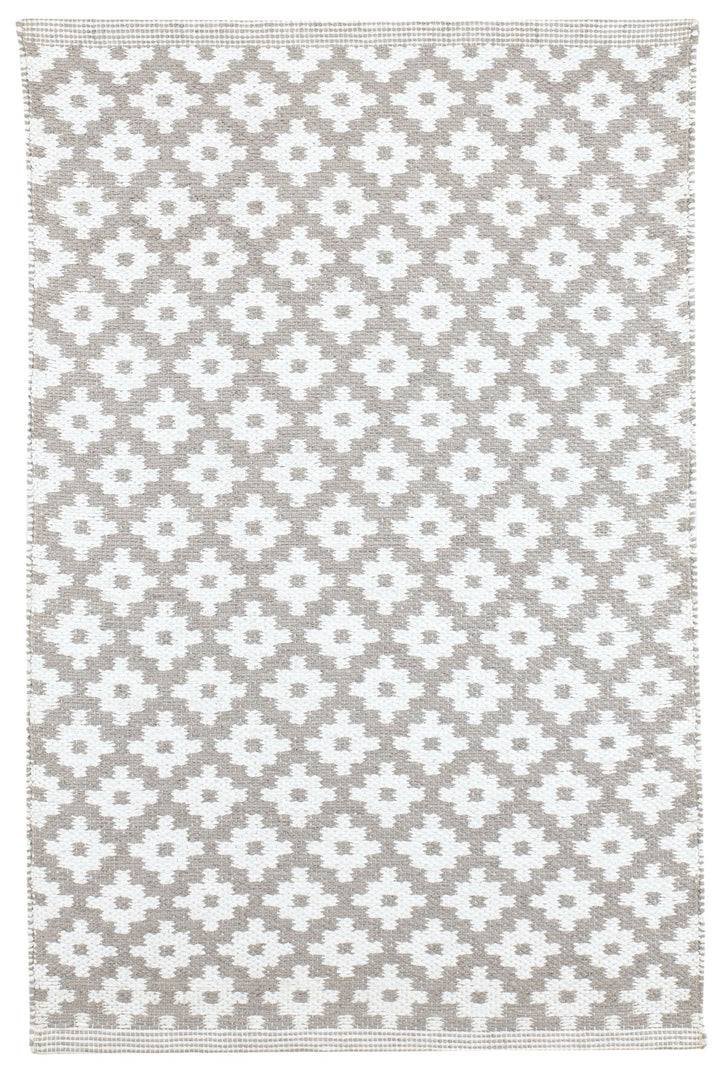 Samode Grey Handwoven Indoor/Outdoor Rug Rug By Annie Selke