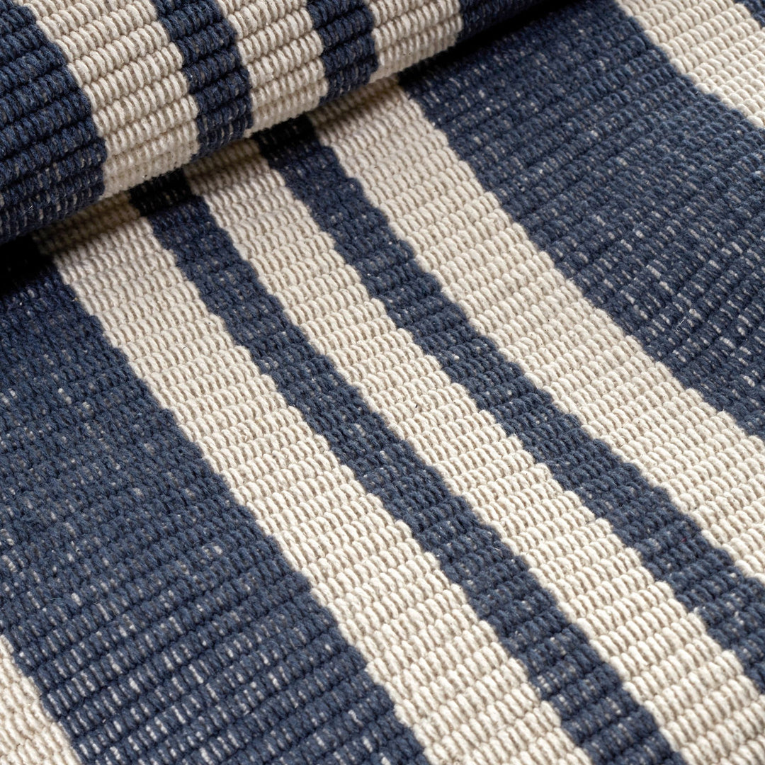 Irving Stripe Ivory Handwoven Cotton Rug Rug By Annie Selke