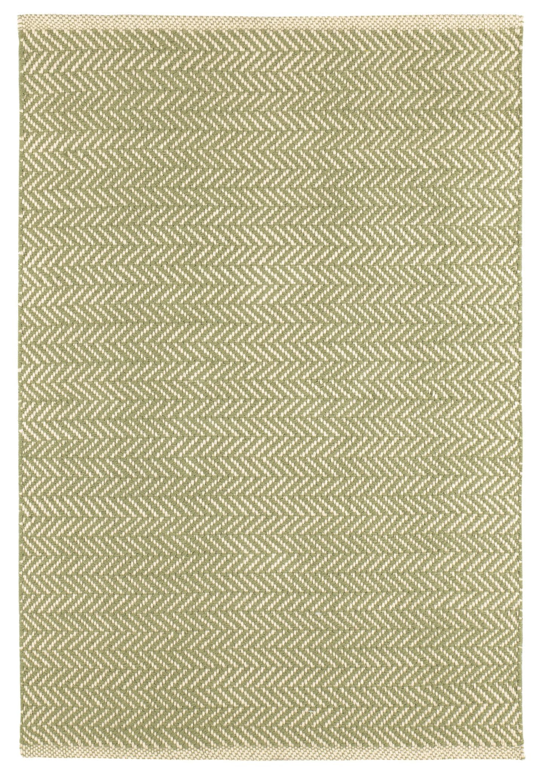 Herringbone Sage Handwoven Cotton Rug Rug By Annie Selke