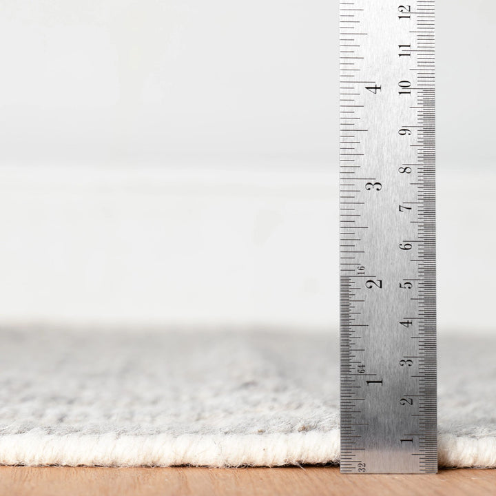 Whitby Grey Hand Knotted Wool Rug Rug By Annie Selke