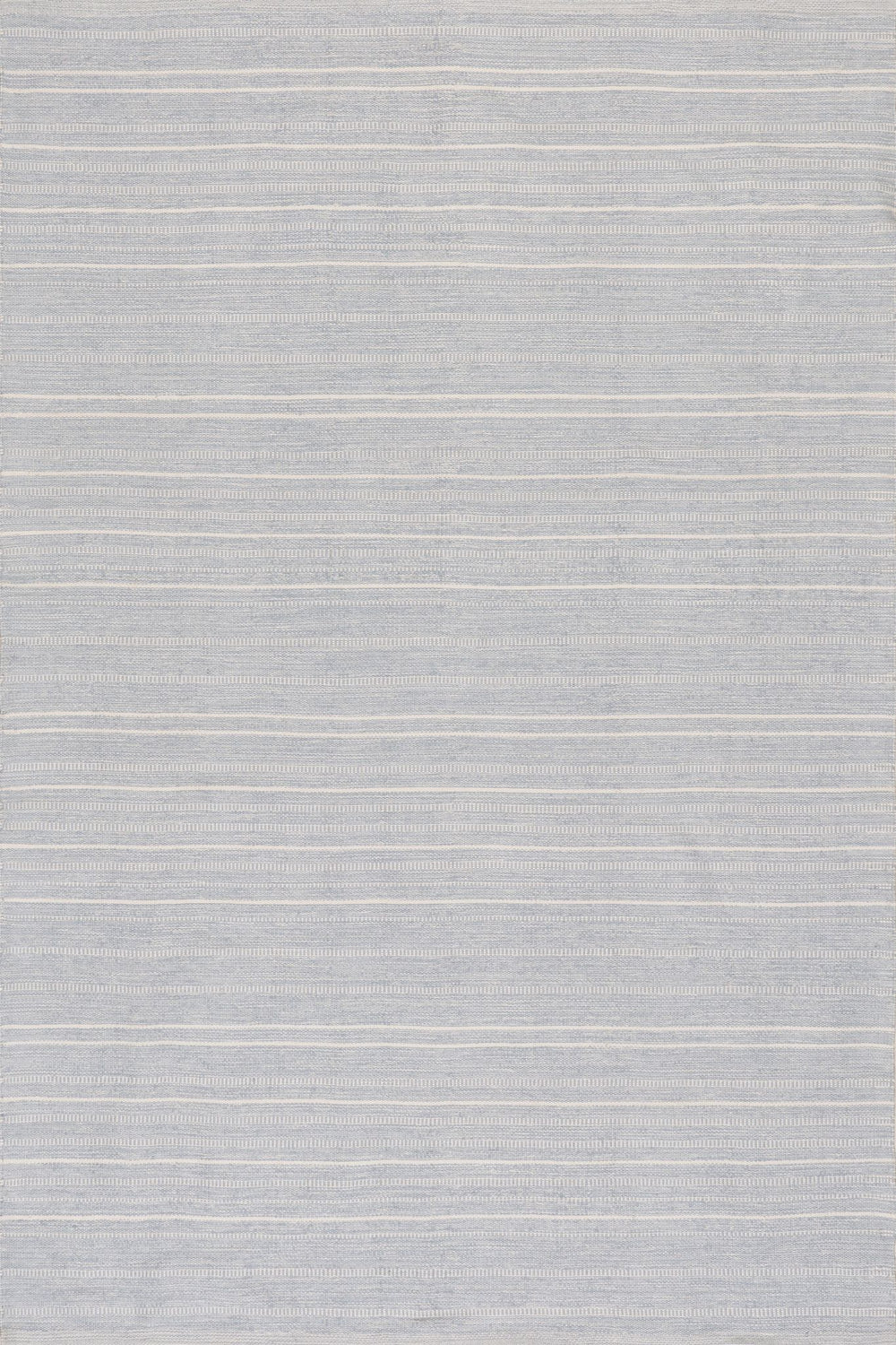 Skipper Stripe Swedish Blue Handwoven Indoor/Outdoor Rug Rug By Annie Selke