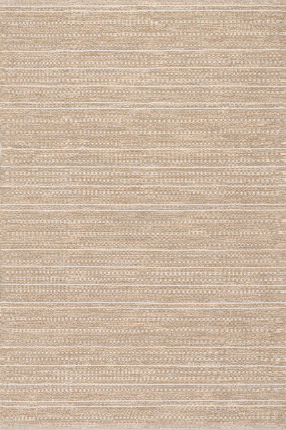 Skipper Stripe Khaki Handwoven Indoor/Outdoor Rug Rug By Annie Selke