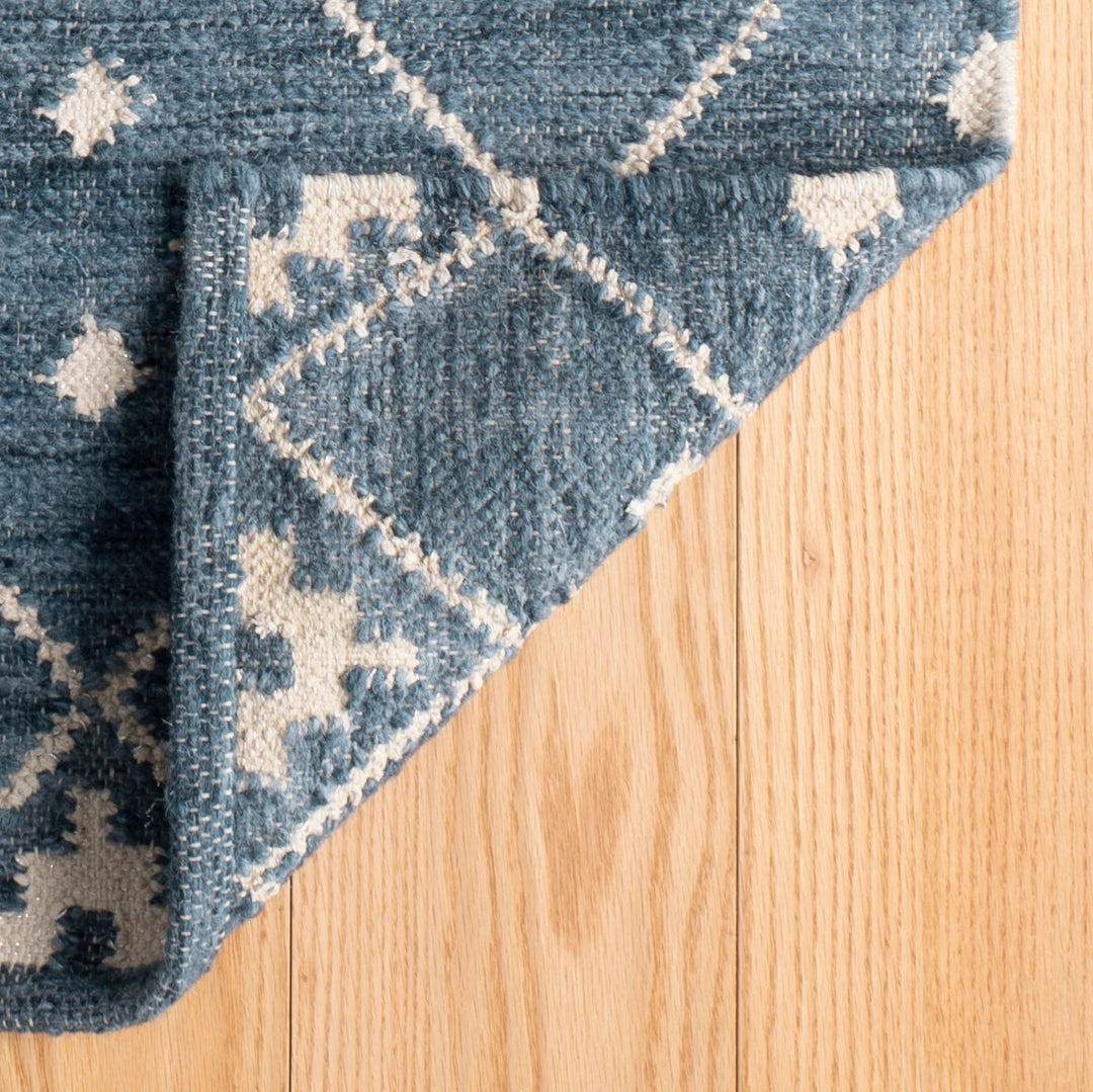 Kota Indigo Handwoven Wool Rug Rug By Annie Selke