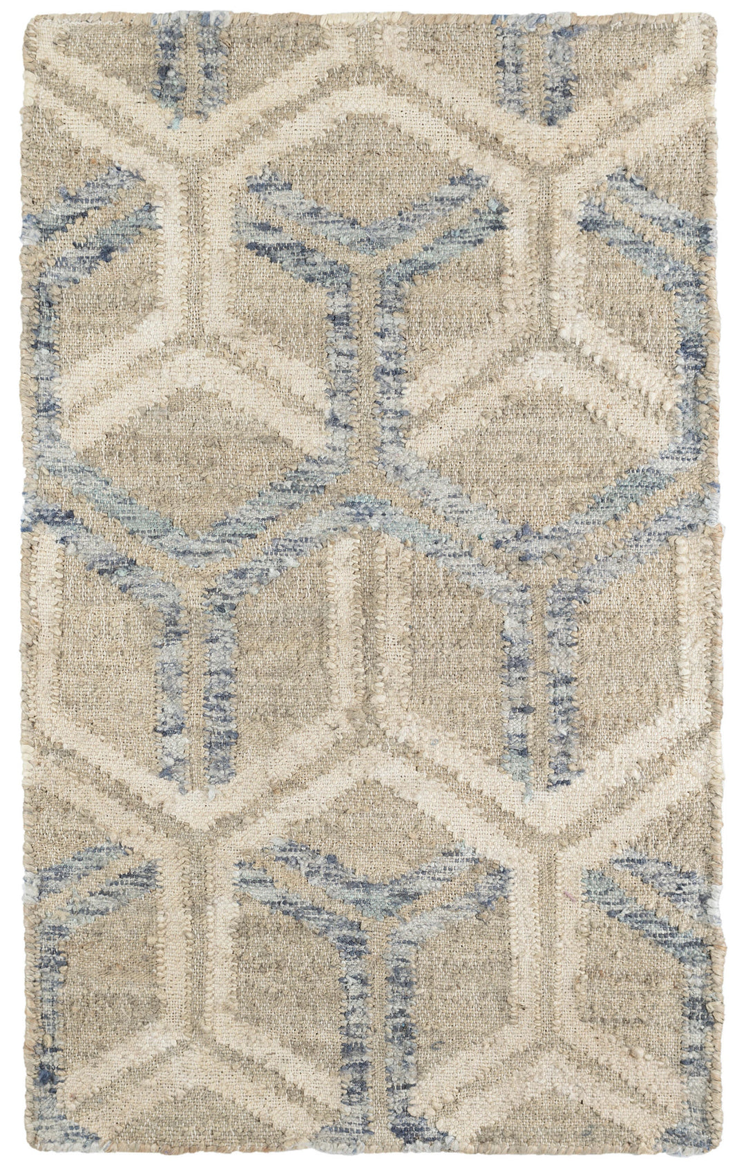 Tala Blue Handwoven Jute Rug Rug By Annie Selke