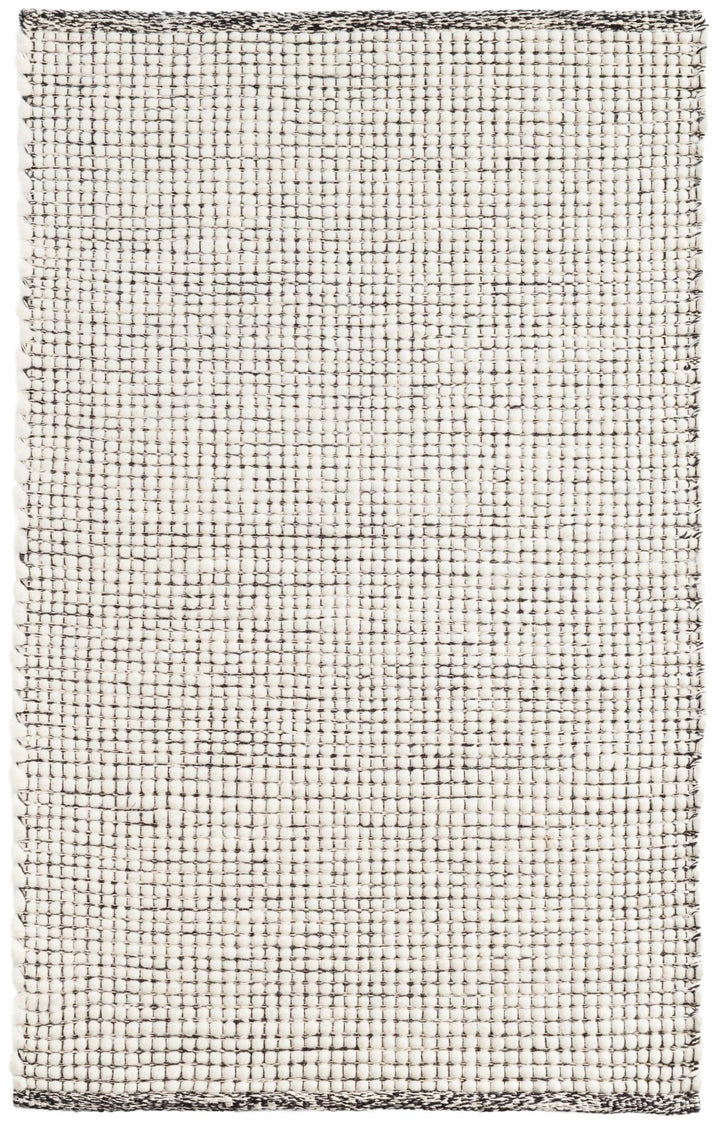 Network Black Handwoven Wool Rug Rug By Annie Selke