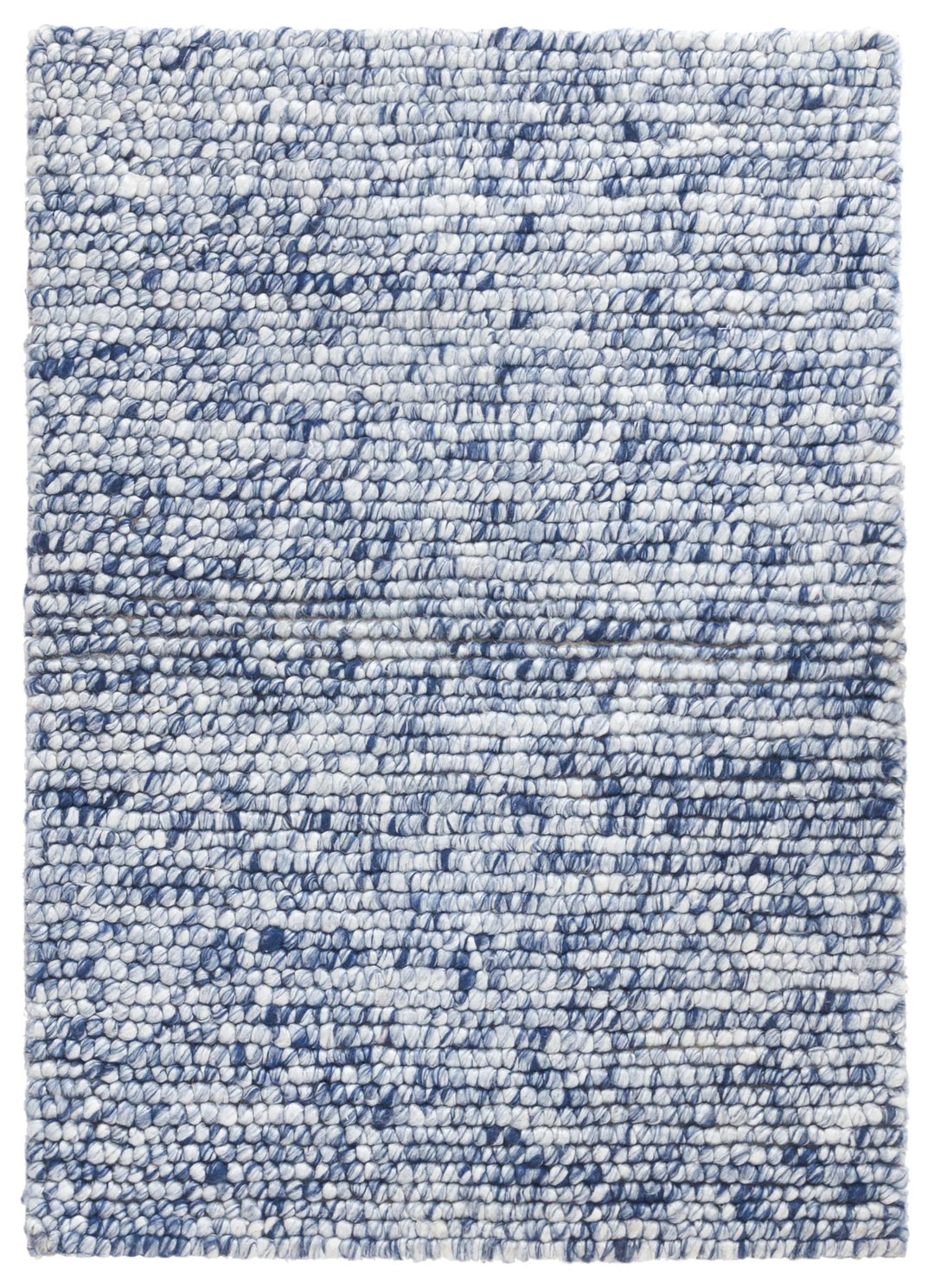 Niels Navy Handwoven Wool/Viscose Rug Rug By Annie Selke