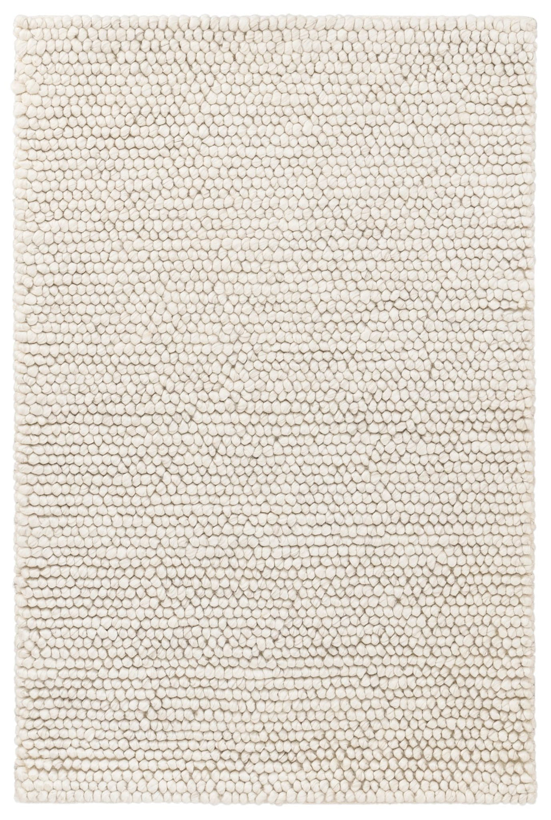 Niels Ivory Handwoven Wool/Viscose Rug Rug By Annie Selke
