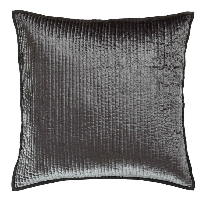 Spencer Channel Stitch Velvet Sham Sham By Orchids Lux Home