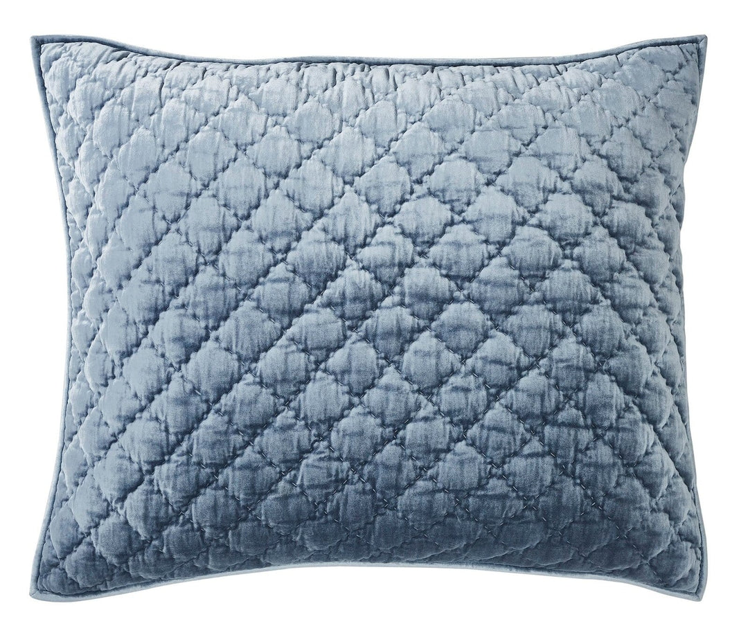 Clermont Diamond Velvet Sham Sham By Orchids Lux Home