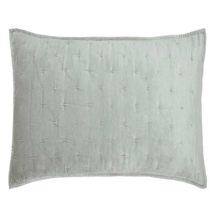 Luna Hand Pinched Velvet Sham Sham By Orchids Lux Home