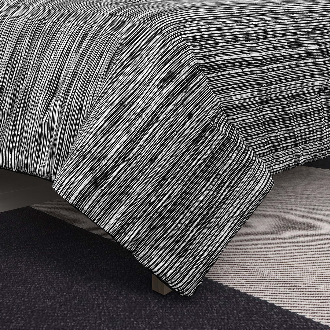 Dalton Black 3 Piece Comforter Set Comforter Sets By J. Queen New York