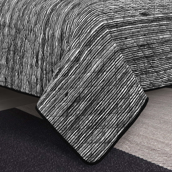 Dalton Black 3 Quilt Set Quilt Sets By J. Queen New York