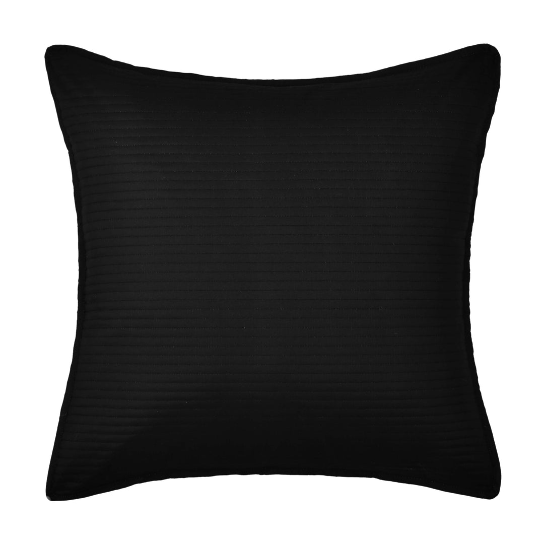 Dalton Black Euro Sham Euro Sham By J. Queen New York