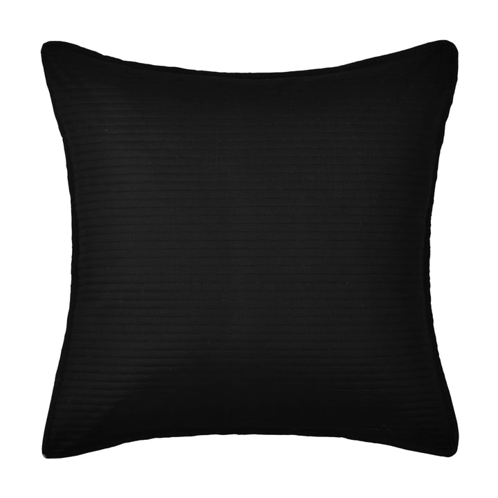 Dalton Black Euro Sham Euro Sham By J. Queen New York