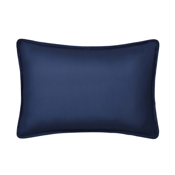 Dalton Navy Boudoir Decorative Throw Pillow 19" x 13" Throw Pillows By J. Queen New York