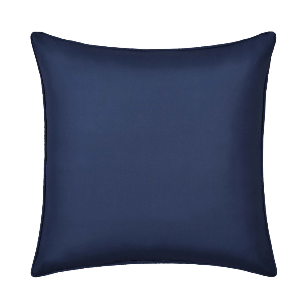 Dalton Navy Square Decorative Throw Pillow 20" x 20" Throw Pillows By J. Queen New York