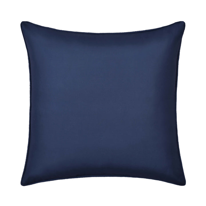Dalton Navy Square Decorative Throw Pillow 20" x 20" Throw Pillows By J. Queen New York