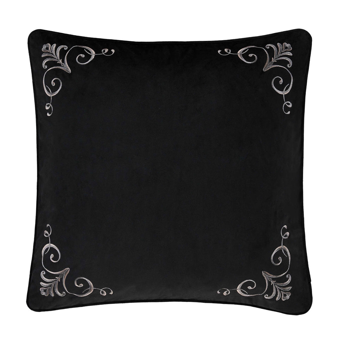 Davinci Black Euro Sham Euro Sham By J. Queen New York