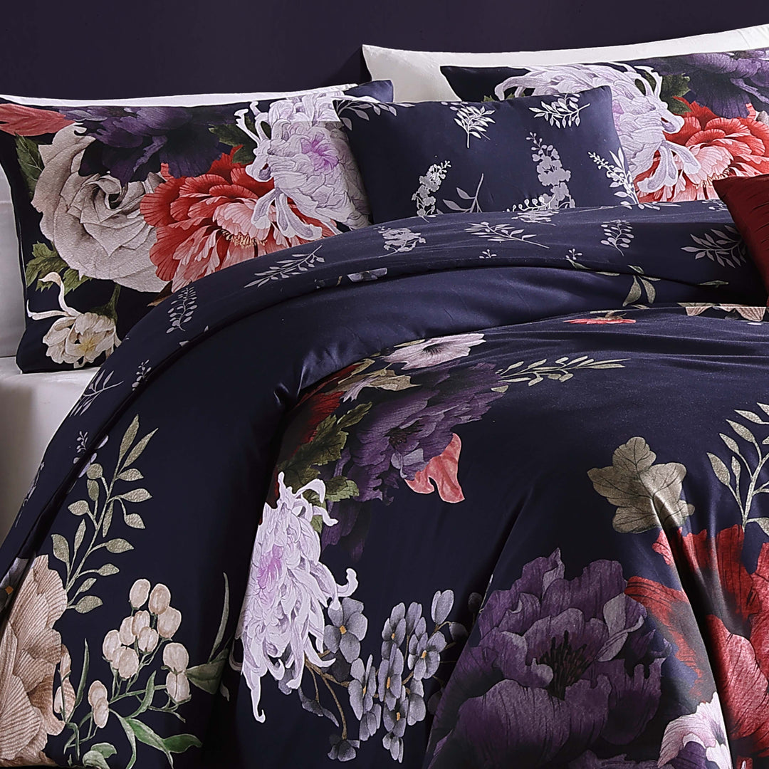 Bebejan Deep Purple Garden 5 Piece Reversible Comforter Set Comforter Sets By Bebejan®