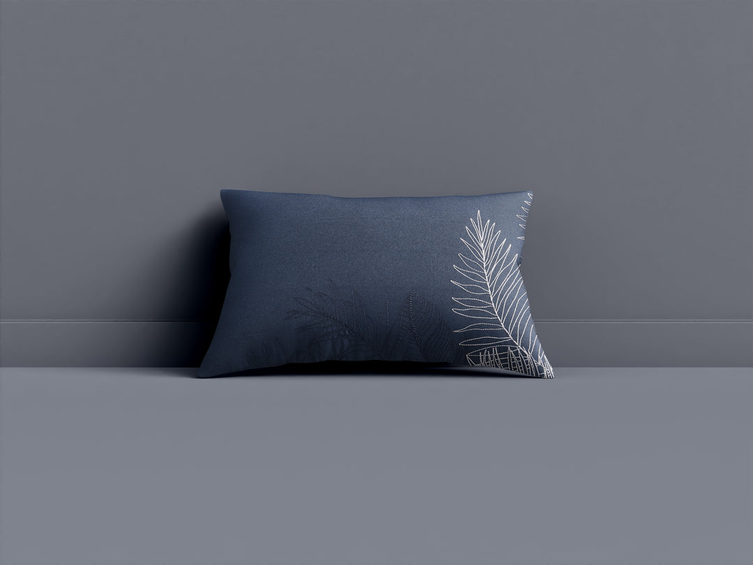 Bebejan Daisy Blue Oblong Decorative Throw Pillow - Final Sale Throw Pillows By US Office - Latest Bedding