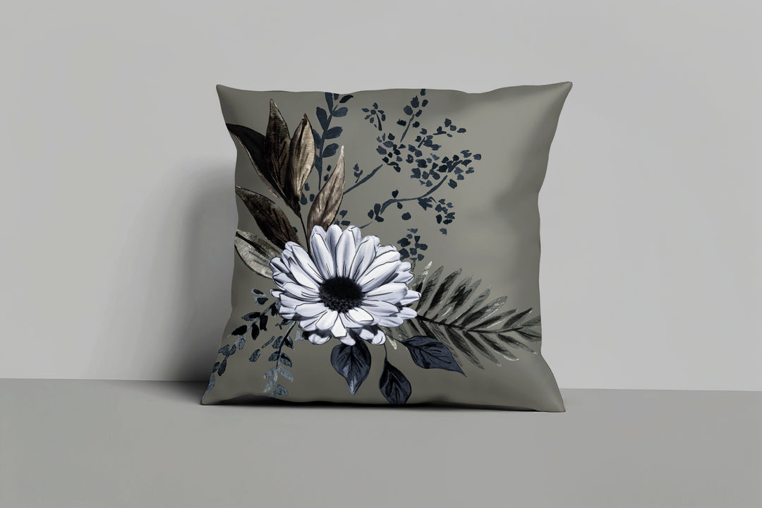 Bebejan Daisy Blue Square Decorative Throw Pillow - Final Sale Throw Pillows By US Office - Latest Bedding