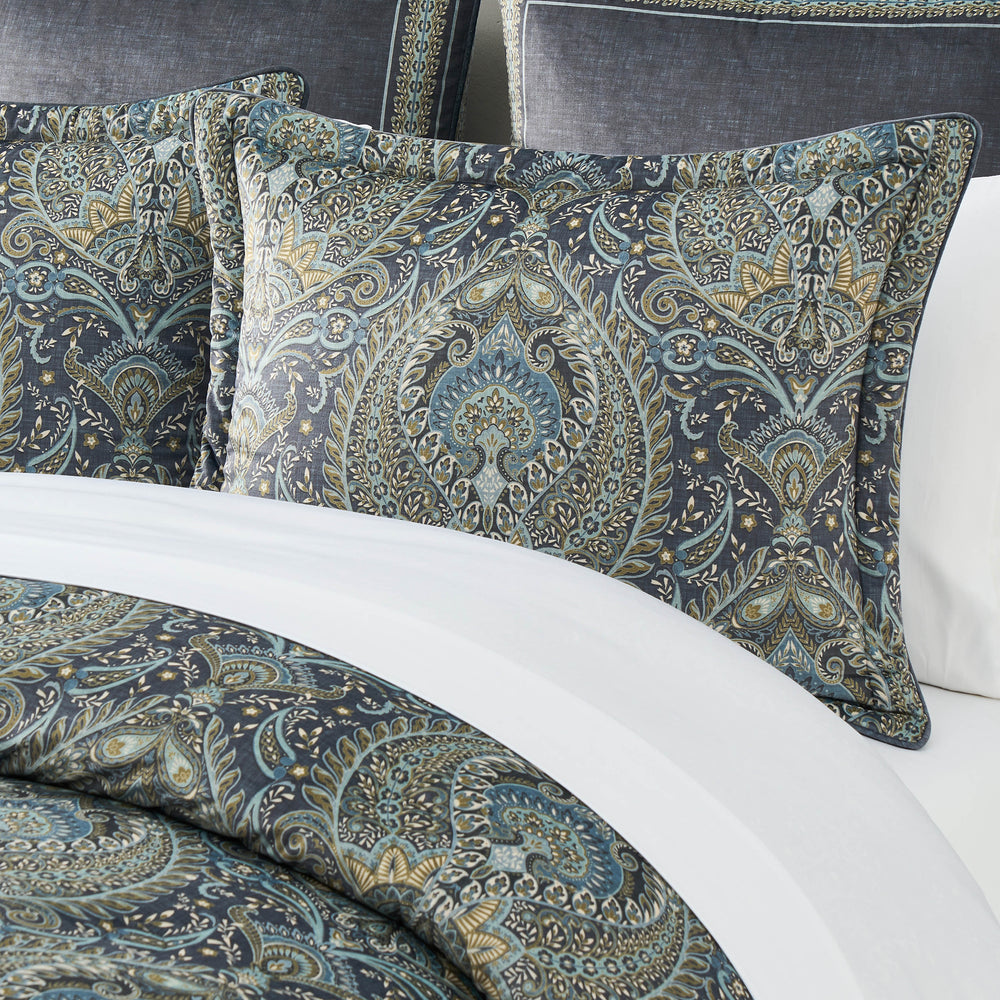 Destiny Blue 4 Piece Comforter Set Comforter Sets By J. Queen New York