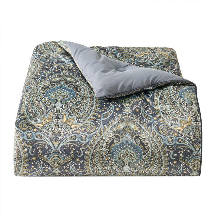 Destiny Blue 4 Piece Comforter Set Comforter Sets By J. Queen New York