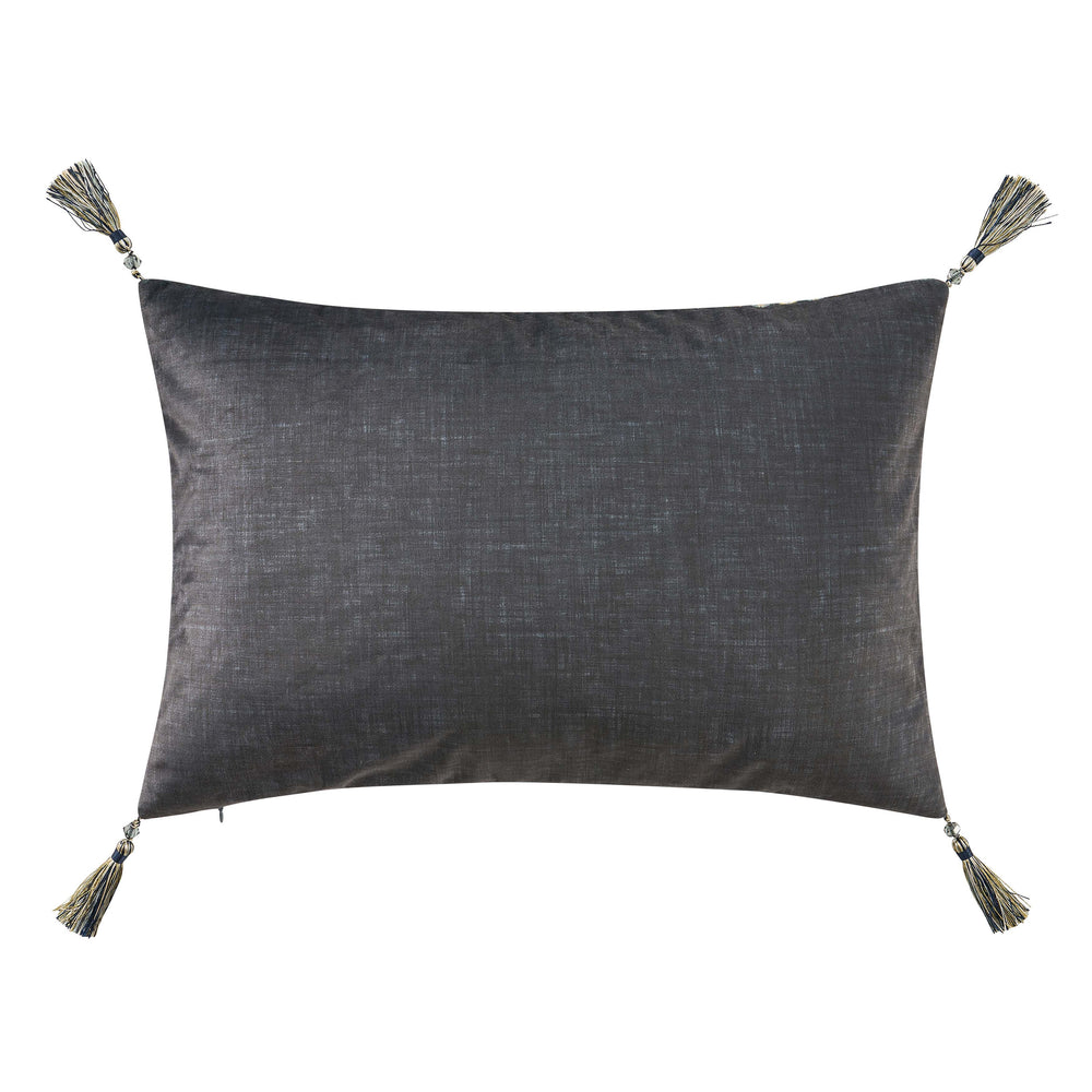 Destiny Blue Boudoir Decorative Throw Pillow 21" x 14" Throw Pillows By J. Queen New York