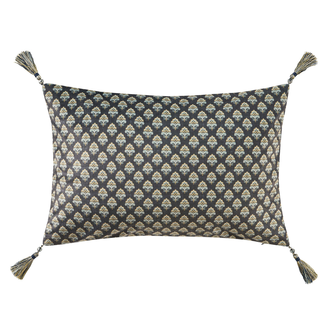 Destiny Blue Boudoir Decorative Throw Pillow 21" x 14" Throw Pillows By J. Queen New York