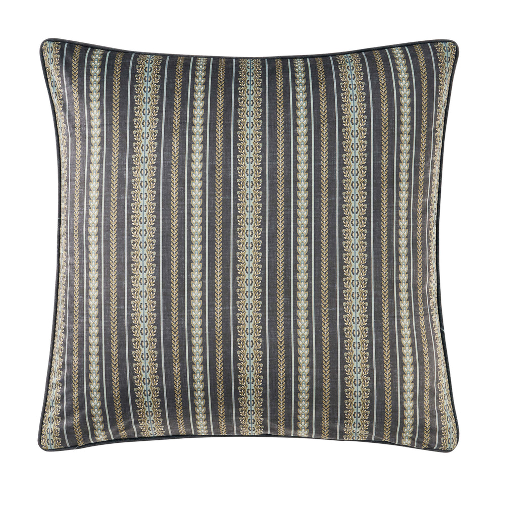 Destiny Blue Square Decorative Throw Pillow 18" x 18" Throw Pillows By J. Queen New York