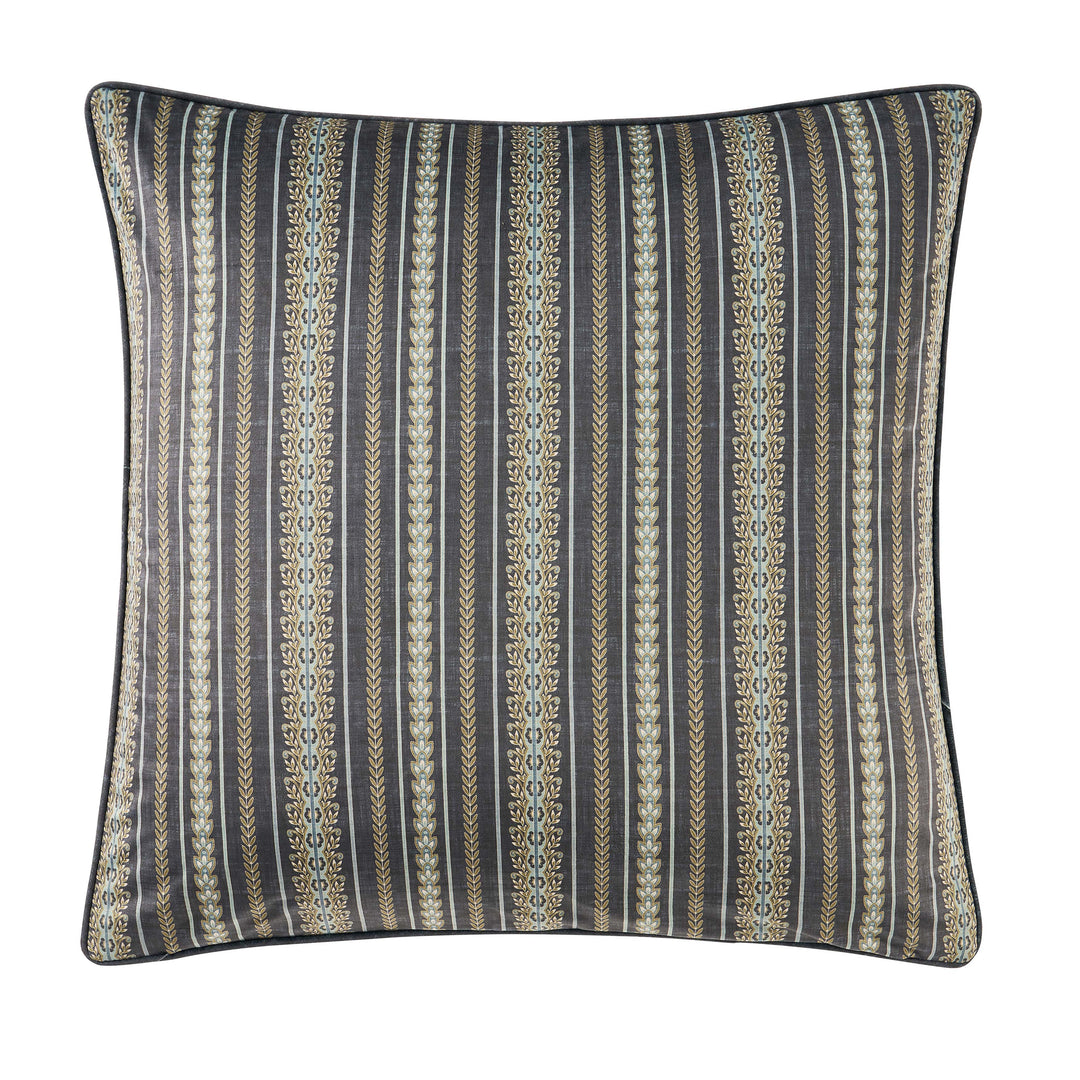 Destiny Blue Square Decorative Throw Pillow 18" x 18" Throw Pillows By J. Queen New York