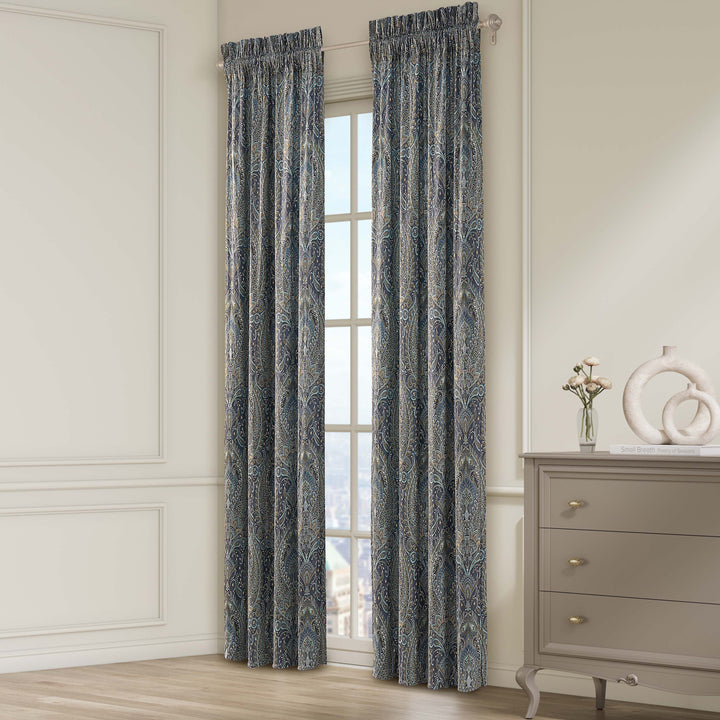 Destiny Blue Window Panel Pair Window Panels By J. Queen New York