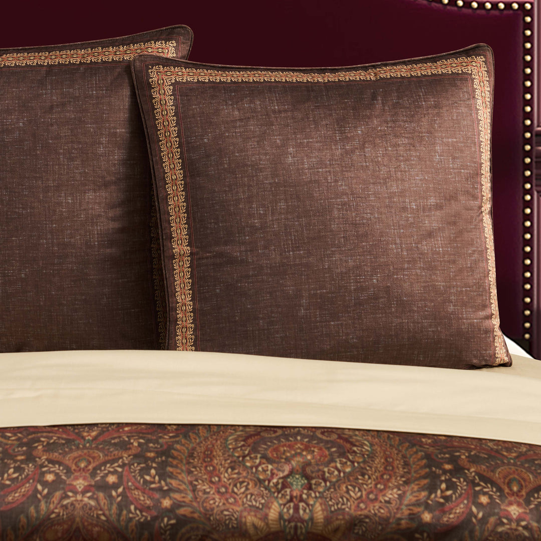 Destiny Chocolate Euro Sham Euro Sham By J. Queen New York