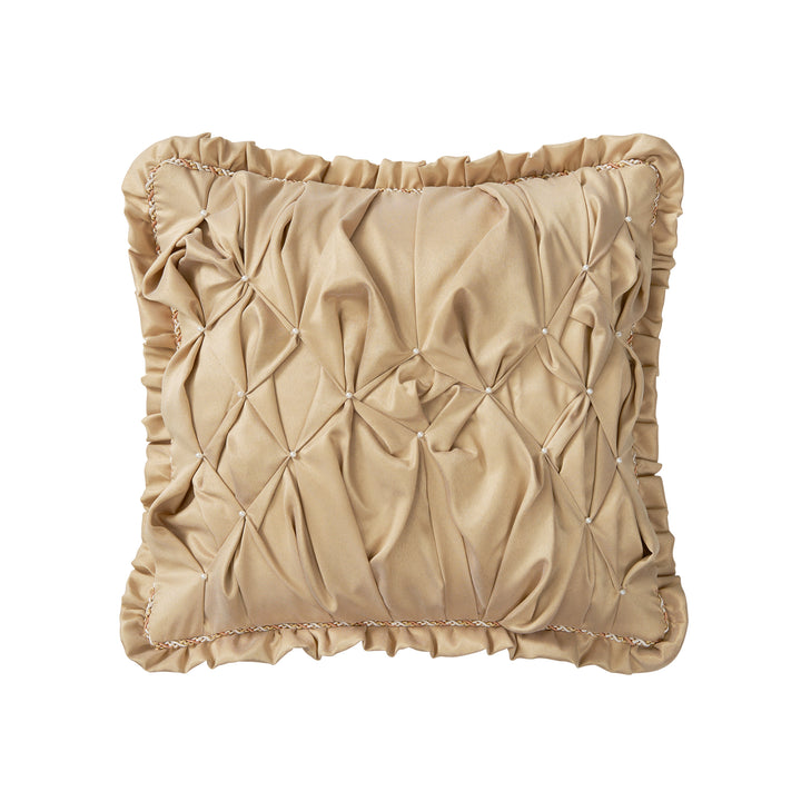 Donegan Oatmeal Decorative Throw Pillow Set of 2 Throw Pillows By Waterford