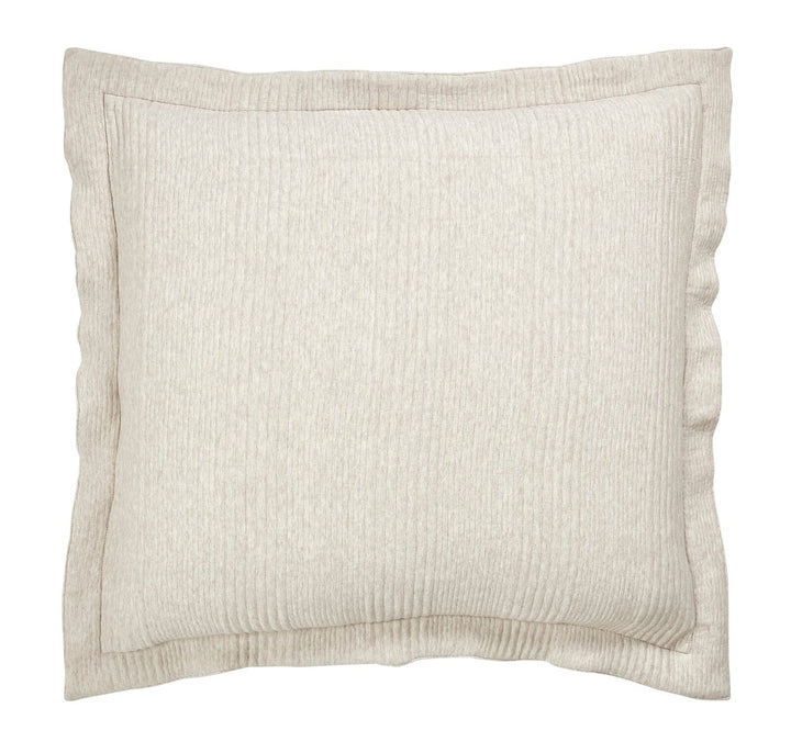 Savoy Channel Quilted Jersey Sham Sham By Orchids Lux Home