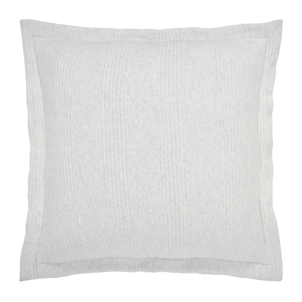 Savoy Channel Quilted Jersey Sham Sham By Orchids Lux Home
