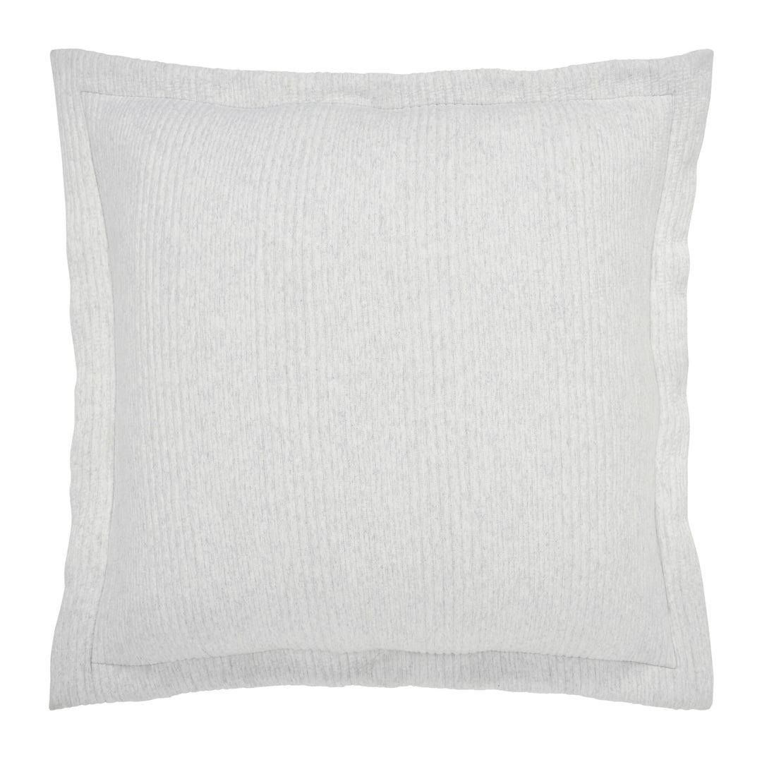 Savoy Channel Quilted Jersey Sham Sham By Orchids Lux Home