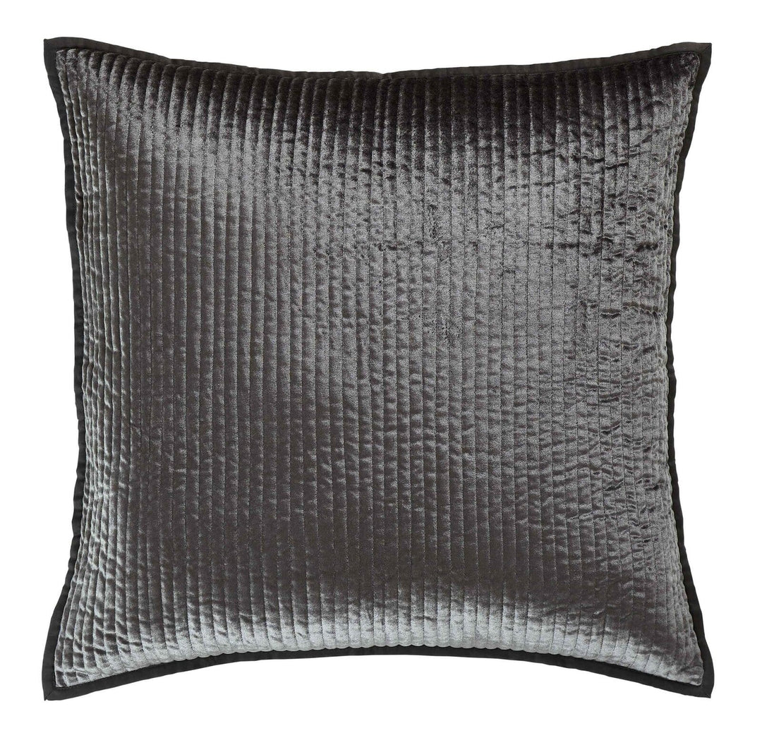 Spencer Channel Stitch Velvet Sham Sham By Orchids Lux Home