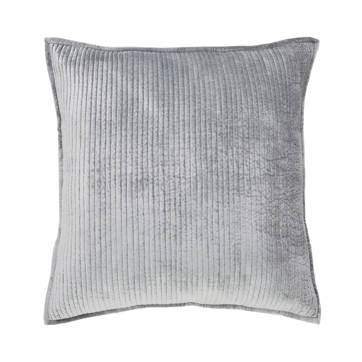 Spencer Channel Stitch Velvet Sham Sham By Orchids Lux Home