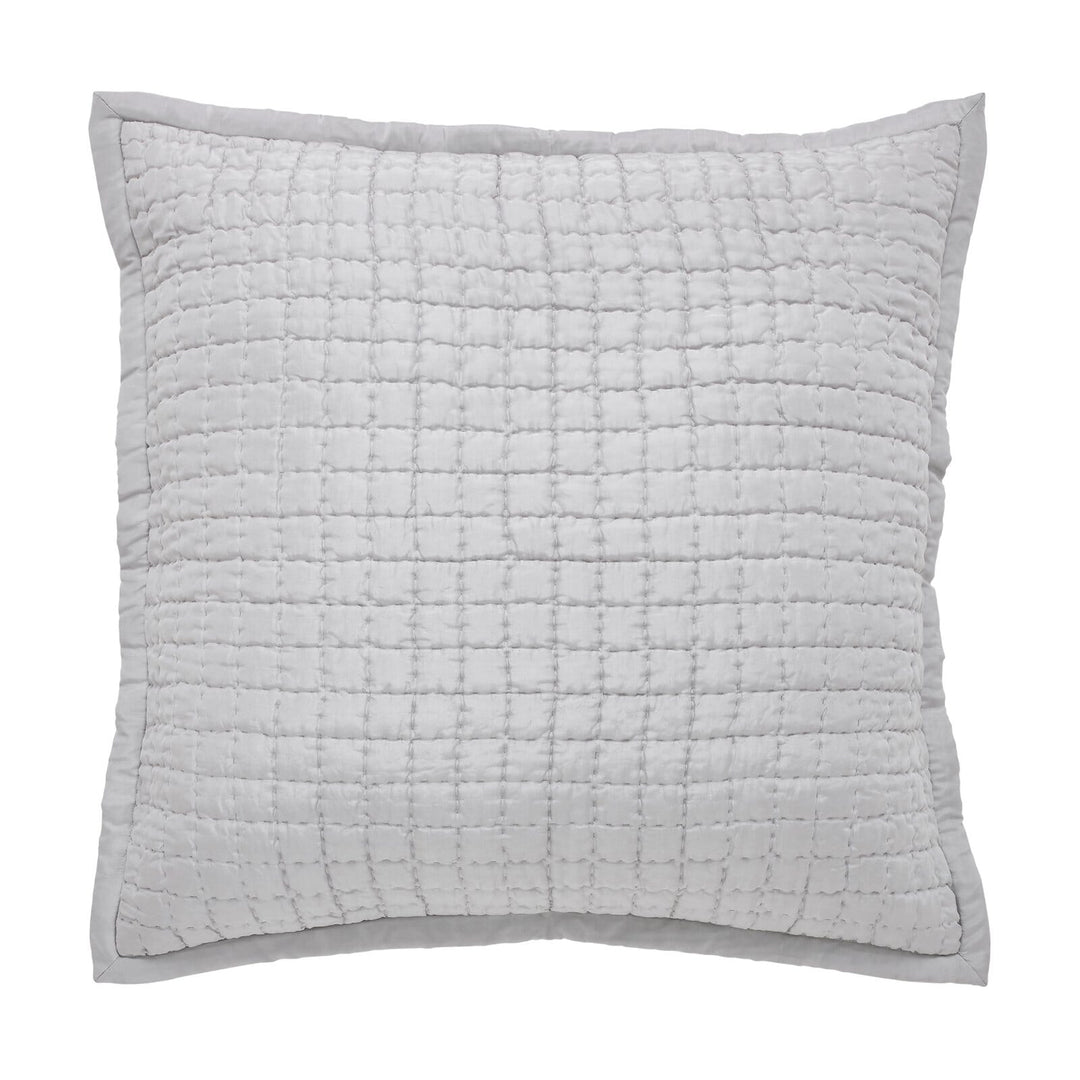 Malibu Silk Square Quilted Sham Sham By Orchids Lux Home