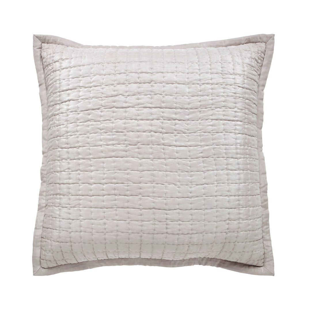 Malibu Silk Square Quilted Sham Sham By Orchids Lux Home