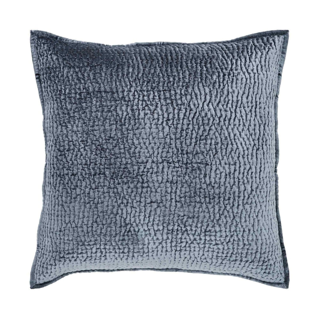 Laguna Pick Stitch Velvet Sham Sham By Orchids Lux Home