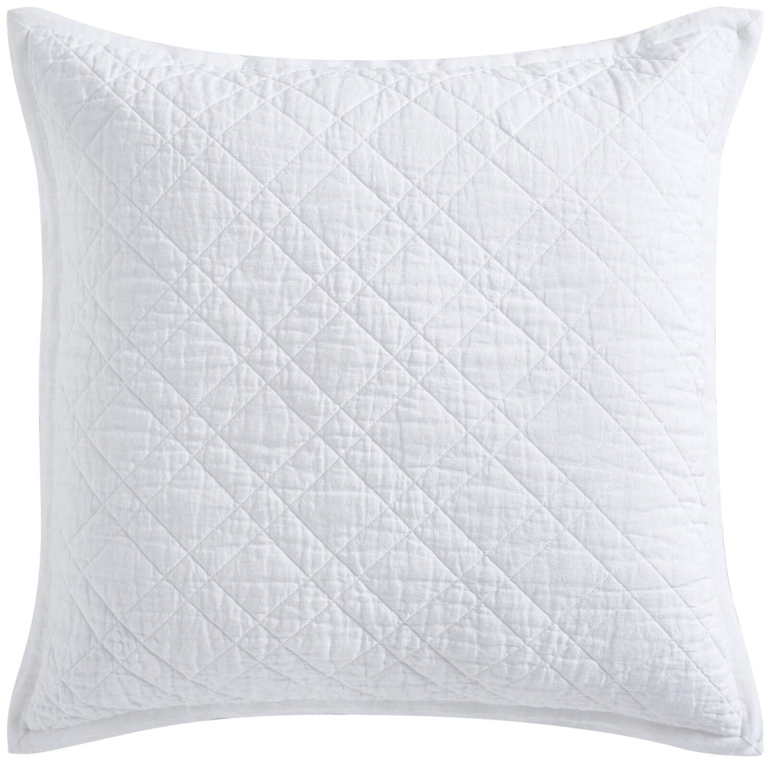 Chloe European Linen Diamond Sham Sham By Orchids Lux Home